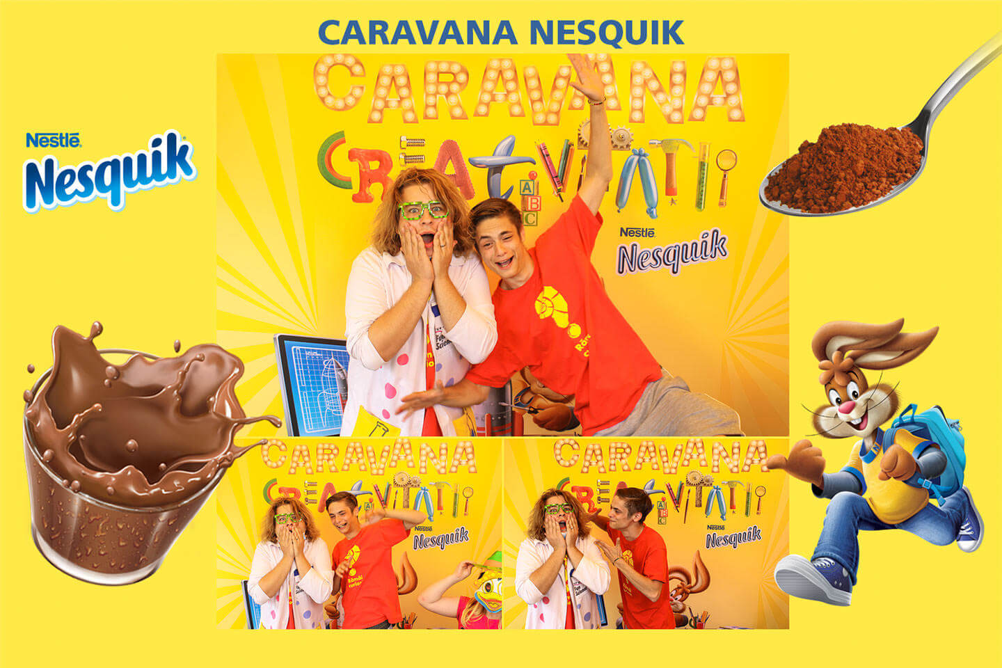 colaj - experiente cabina foto si photo booth pentru activari