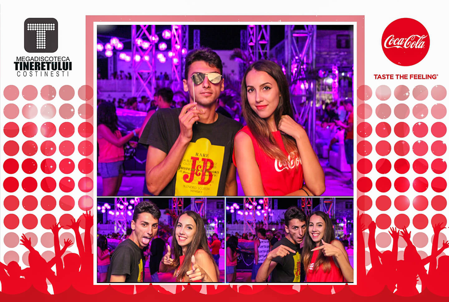 collage - experiente cabina foto si photo booth pentru activari