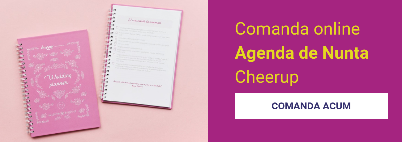 agenda de nunta cheerup